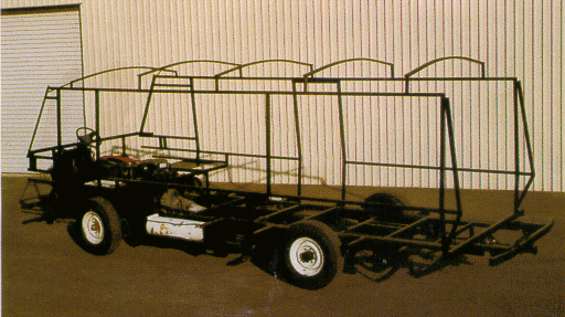 A Naked Aero Cruiser showing its Steel Cage Construction